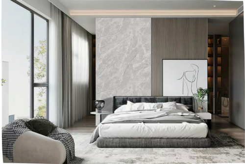 Cloudy Grey Marble for Bedrooms