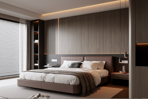 Warm Wood Finish for Master Bedrooms