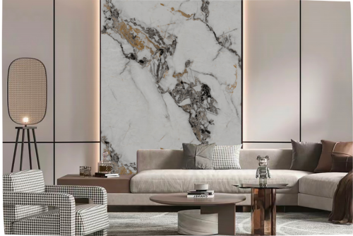Bold Calacatta Marble for Living Spaces