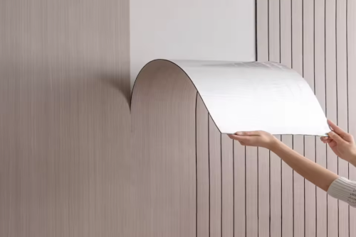 Flexible Fluted Wallstickers for Curves