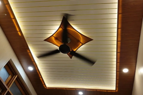 Minimalist PVC Ceiling for Bedrooms