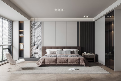 Minimalist PVC Ceiling for Modern Bedrooms