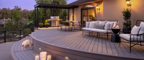 Modern Grey Decking for Luxury Terraces