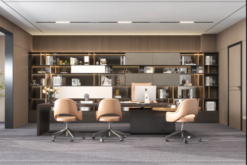 Natural Wood WPC Office Style