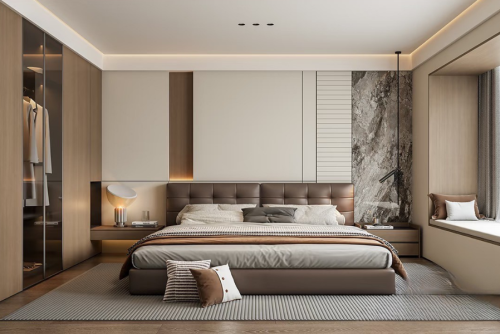 Neutral Wood Finish for Guest Suites