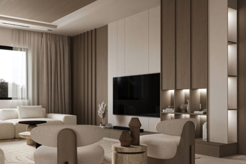 Textured PVC Panels for TV Backgrounds