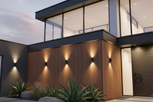 WPC Cladding for Exterior Features